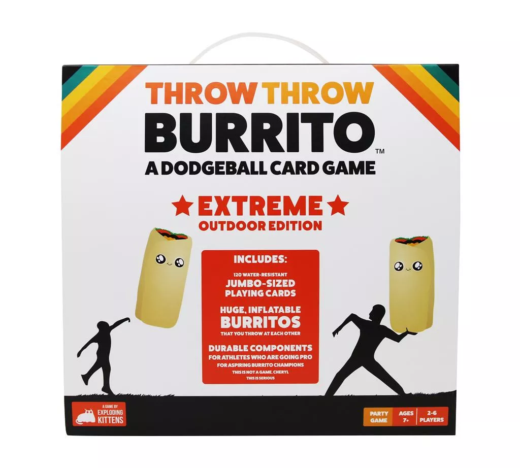 EXPLODING KITTENS Throw Throw Burrito Extreme Outdoor Edition 3 EXPLODING KITTENS Throw Throw Burrito Extreme Outdoor Edition