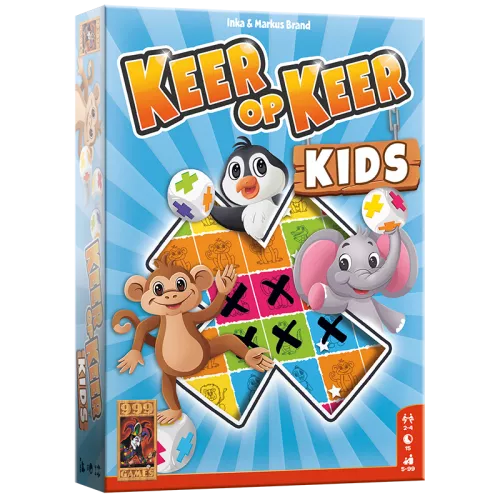 999 Games Keer Op Keer Kids - Dobbelspel 3 999 Games Keer Op Keer Kids - Dobbelspel