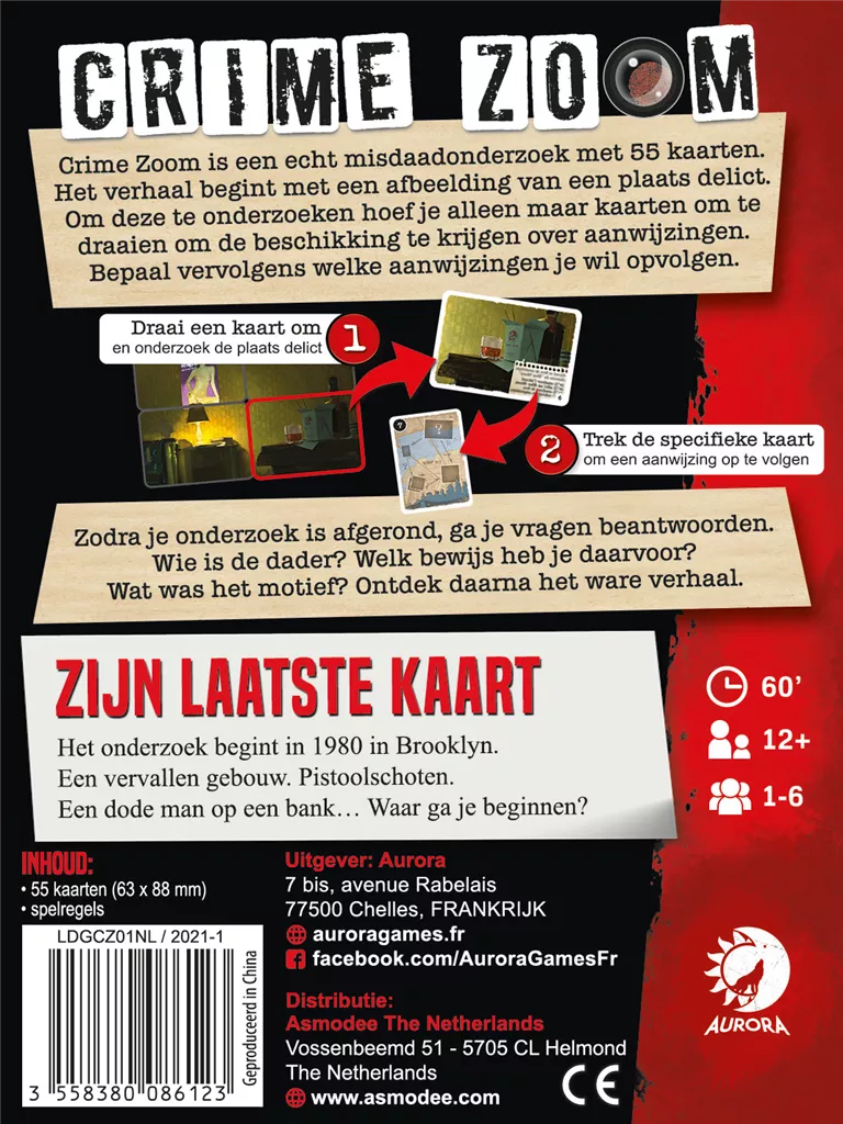 Crime Zoom Case 1 - Zijn Laatste Kaart 5 Crime Zoom Case 1 - Zijn Laatste Kaart - Afbeelding 3