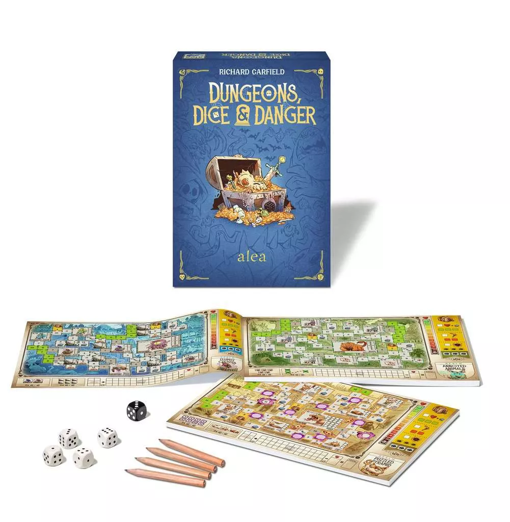 Ravensburger Dungeons, Dice And Danger - DE/FR/IT/EN 4 Ravensburger Dungeons, Dice And Danger - DE/FR/IT/EN - Afbeelding 2