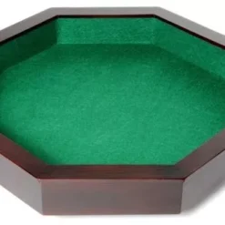 Dobbelpiste 8-hoekig Bruin MDF