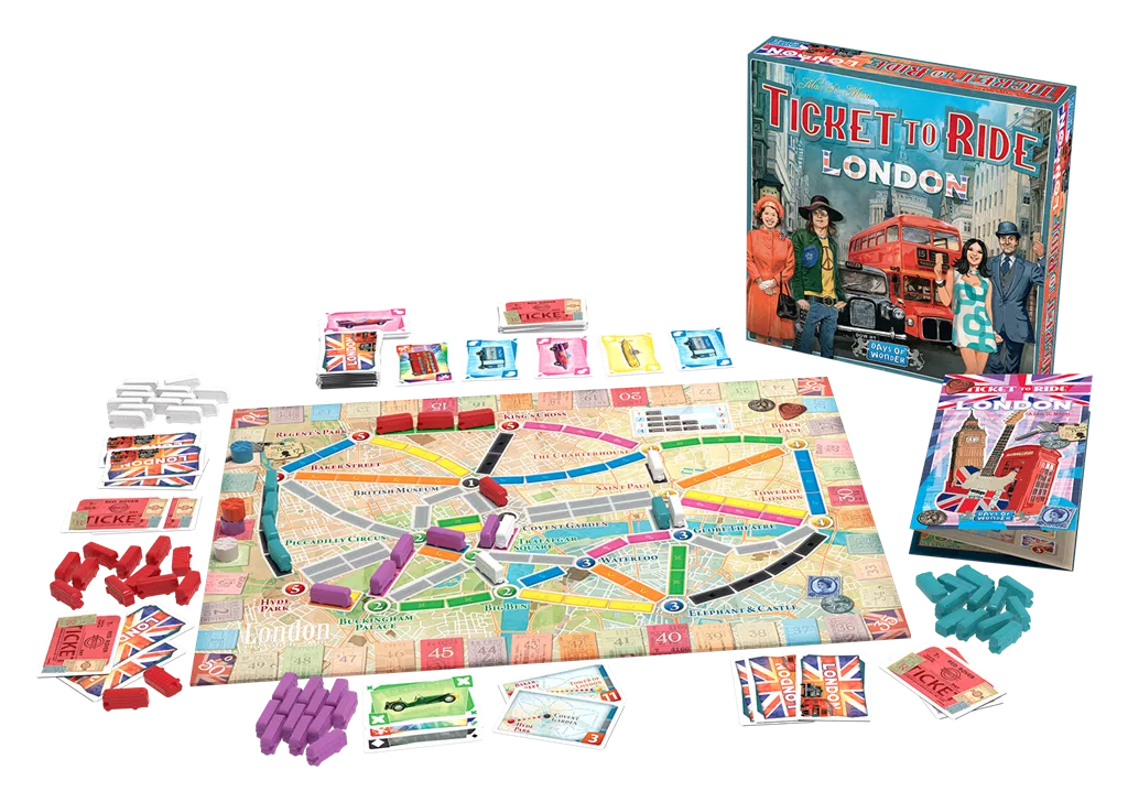 Days Of Wonder Ticket To Ride London - NL 6 Days Of Wonder Ticket To Ride London - NL - Afbeelding 4