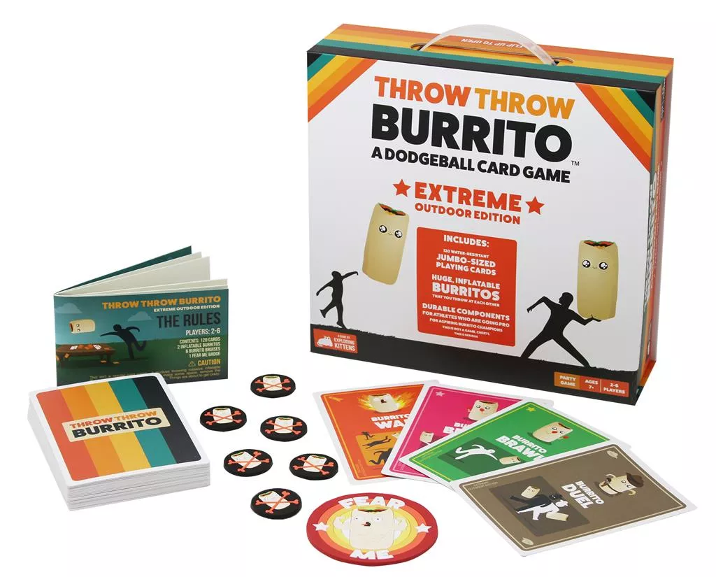 EXPLODING KITTENS Throw Throw Burrito Extreme Outdoor Edition 4 EXPLODING KITTENS Throw Throw Burrito Extreme Outdoor Edition - Afbeelding 2