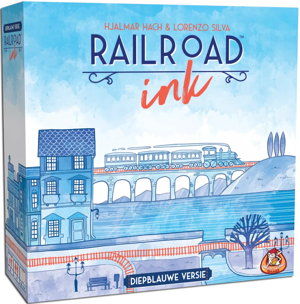 Railroad Ink (Diepblauwe Versie) - Dobbelspel 5 Railroad Ink (Diepblauwe Versie) - Dobbelspel - Afbeelding 3
